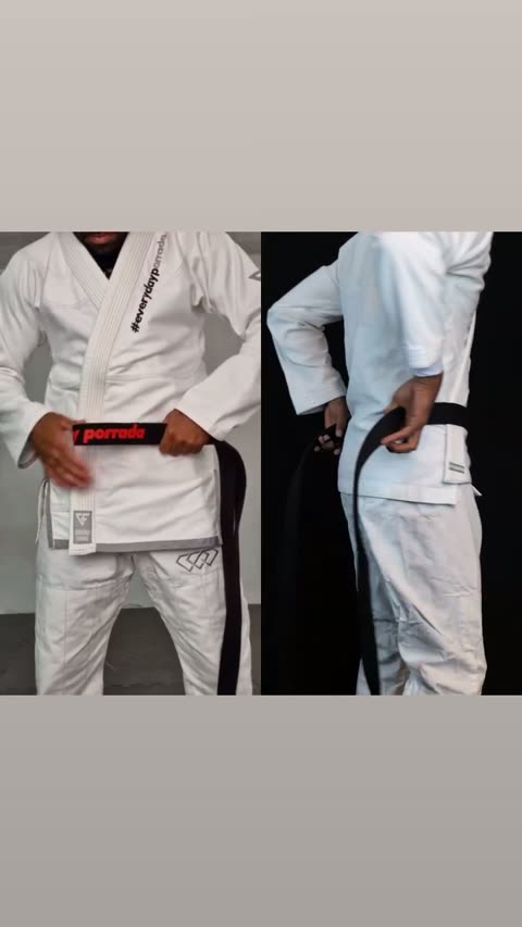 Two different ways to tie your BJJ belt
