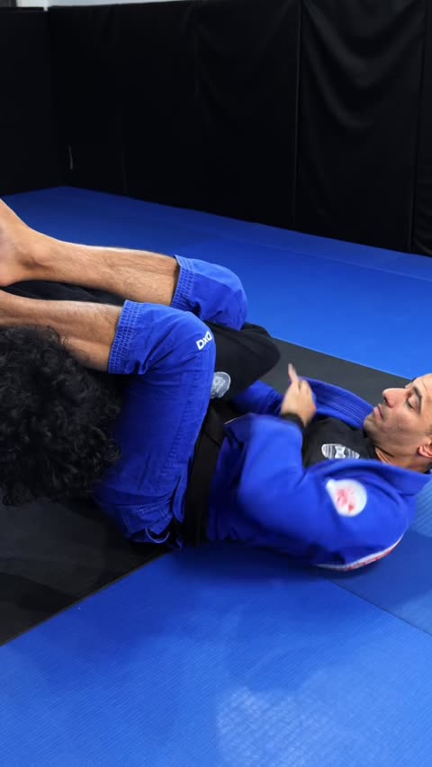 Half Guard Sweep — Trap the Leg and Come Up on Top (Gi)